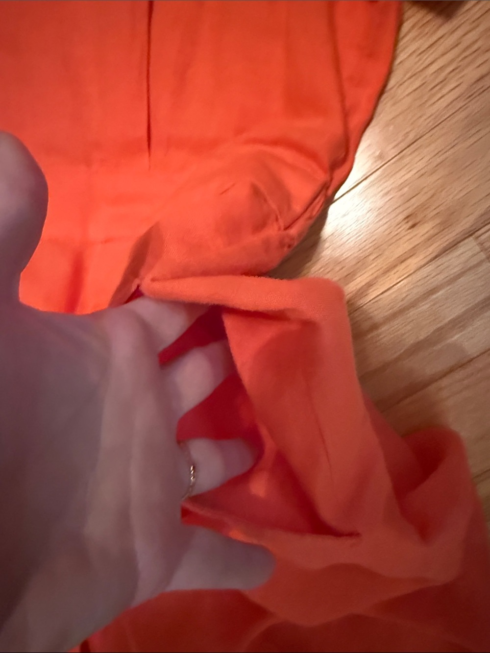 Banana Republic NWT❗️Red Orange Midi Shirt Dress - Picture 5 of 6